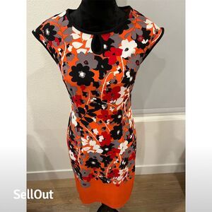 Floral Print Dress - Multicolor